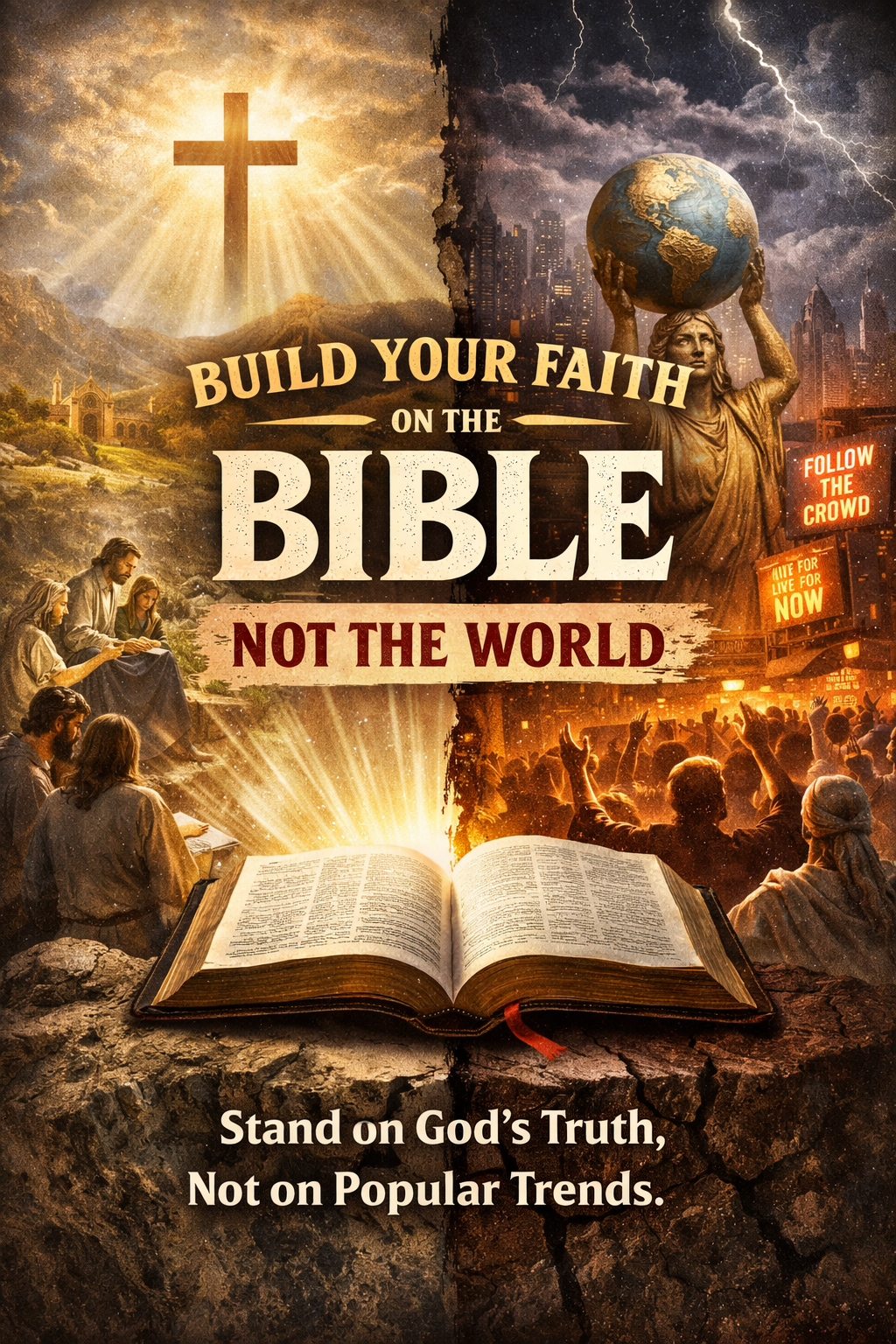 Build Your Faith On the Bible Not the World
